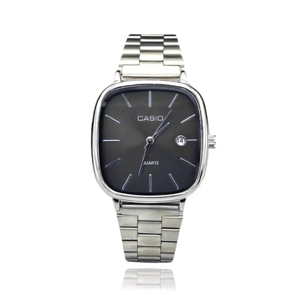 CASIO Luxuriöse 36mm Armbanduhr - Wasserdicht | Edelstahl