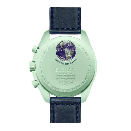 Omega X Swatch Speedmaster Moonswatch "mission on Earth" Chronograph
