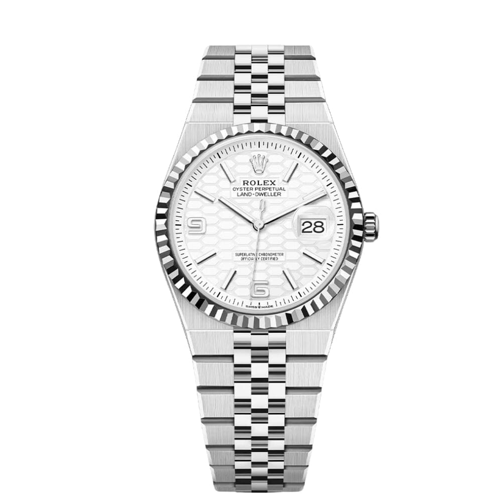 Rolex Land-Dweller 127334 "weißes Zifferblatt" 40mm